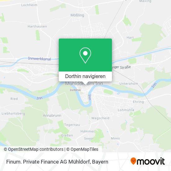 Finum. Private Finance AG Mühldorf Karte