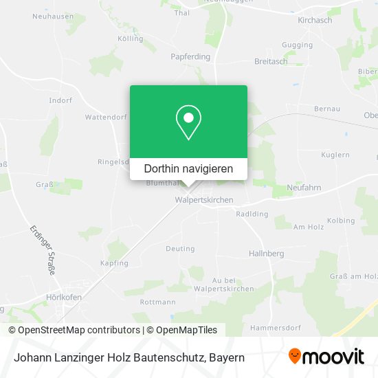 Johann Lanzinger Holz Bautenschutz Karte