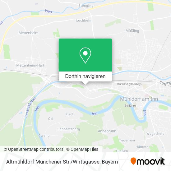 Altmühldorf Münchener Str. / Wirtsgasse Karte