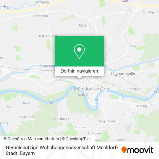 Gemeinnützige Wohnbaugenossenschaft Mühldorf-Stadt Karte