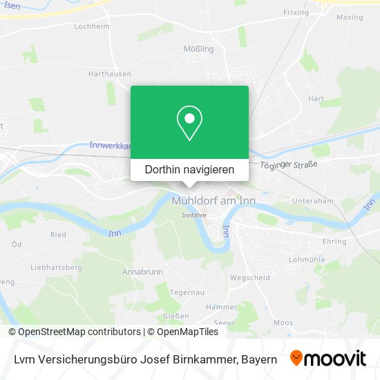 Lvm Versicherungsbüro Josef Birnkammer Karte