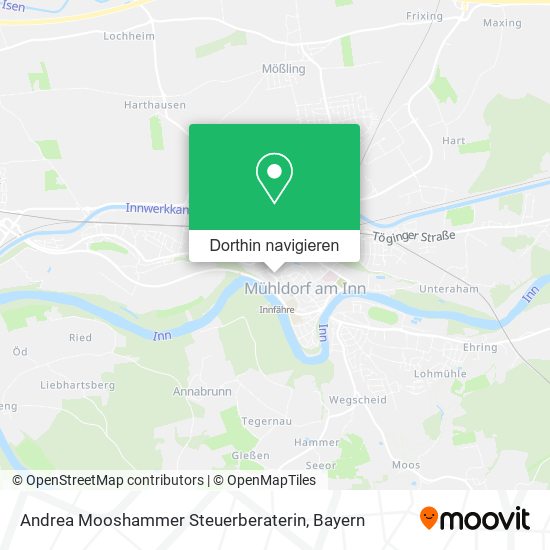 Andrea Mooshammer Steuerberaterin Karte