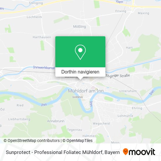 Sunprotect - Professional Foliatec Mühldorf Karte