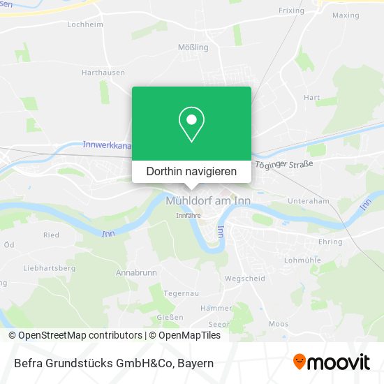 Befra Grundstücks GmbH&Co Karte