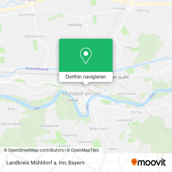 Landkreis Mühldorf a. Inn Karte