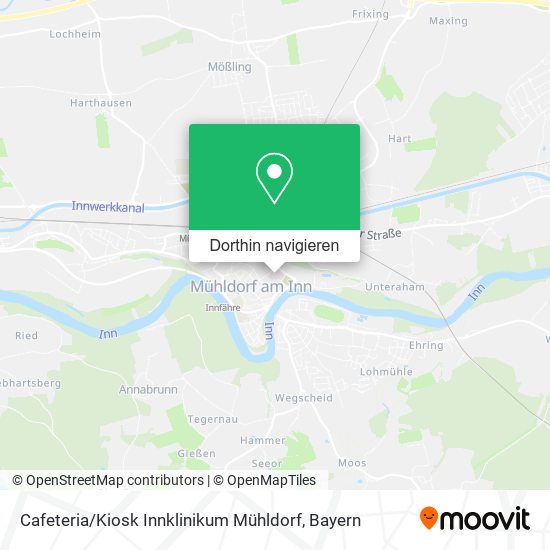 Cafeteria / Kiosk Innklinikum Mühldorf Karte