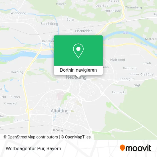 Werbeagentur Pur Karte