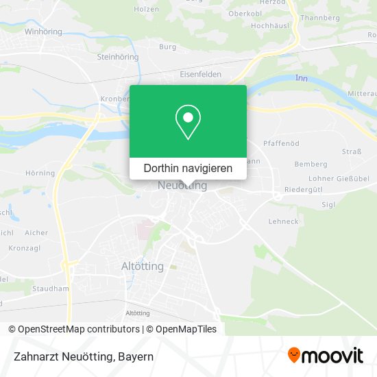 Zahnarzt Neuötting Karte