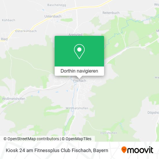 Kiosk 24 am Fitnessplus Club Fischach Karte