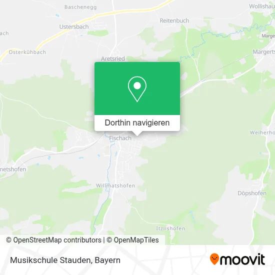 Musikschule Stauden Karte