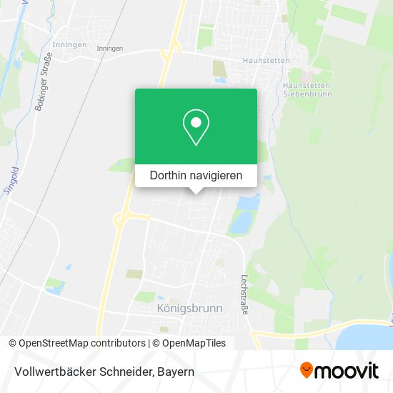 Vollwertbäcker Schneider Karte