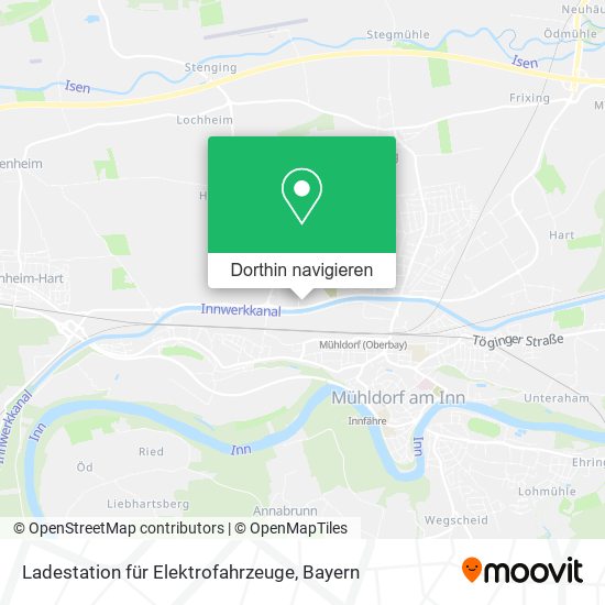 Ladestation für Elektrofahrzeuge Karte