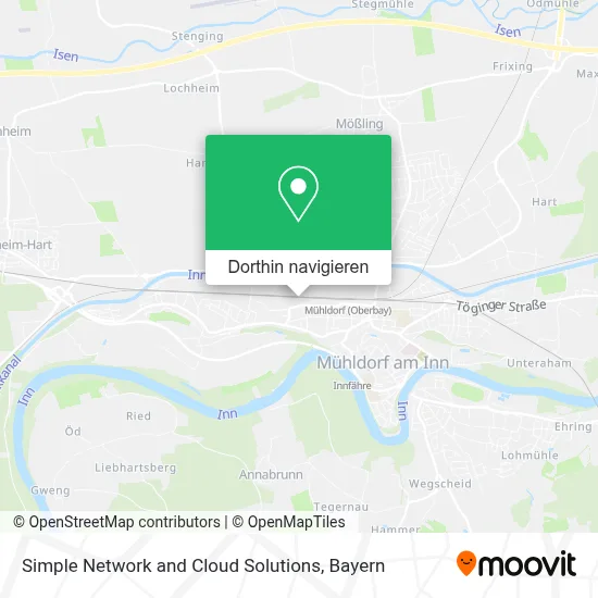 Simple Network and Cloud Solutions Karte