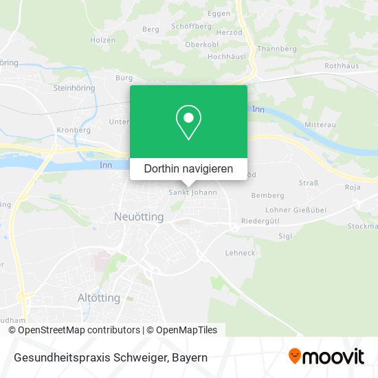 Gesundheitspraxis Schweiger Karte