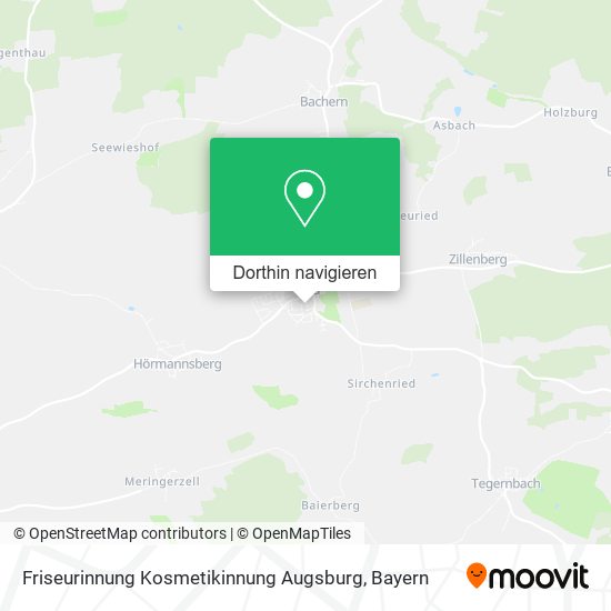 Friseurinnung Kosmetikinnung Augsburg Karte