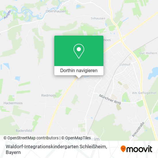 Waldorf-Integrationskindergarten Schleißheim Karte