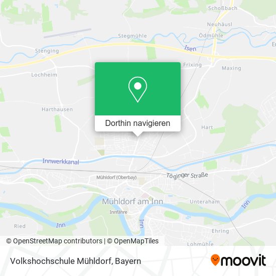 Volkshochschule Mühldorf Karte