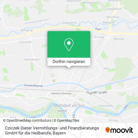 Cziczek Dieter Vermittlungs- und Finanzberatungs GmbH für die Heilberufe Karte