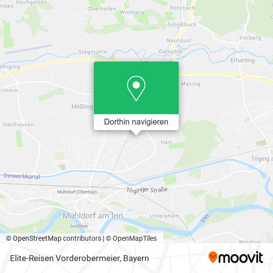 Elite-Reisen Vorderobermeier Karte