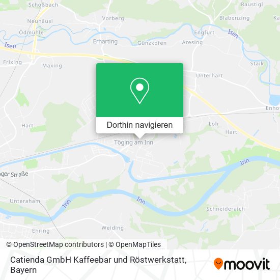 Catienda GmbH Kaffeebar und Röstwerkstatt Karte