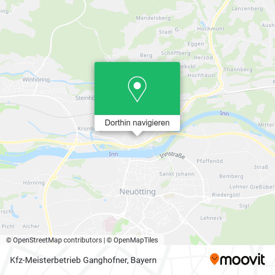 Kfz-Meisterbetrieb Ganghofner Karte