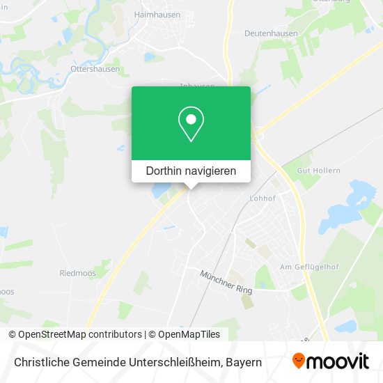 Christliche Gemeinde Unterschleißheim Karte