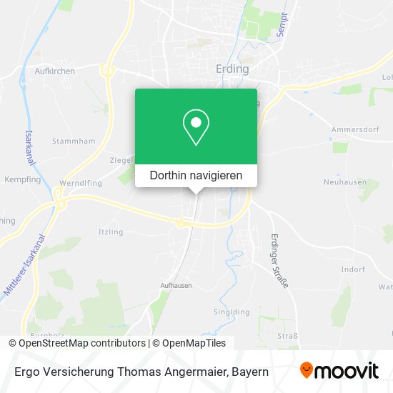 Ergo Versicherung Thomas Angermaier Karte