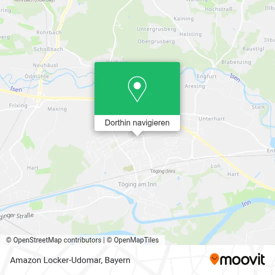 Amazon Locker-Udomar Karte