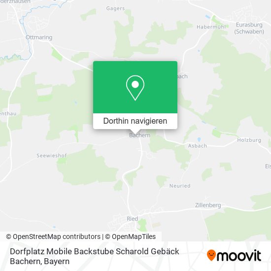 Dorfplatz Mobile Backstube Scharold Gebäck Bachern Karte