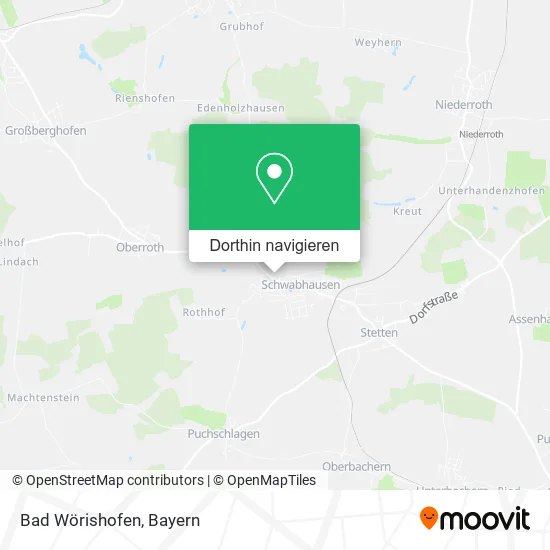 Bad Wörishofen Karte