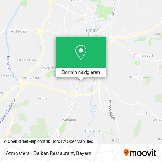Atmosfera - Balkan Restaurant Karte