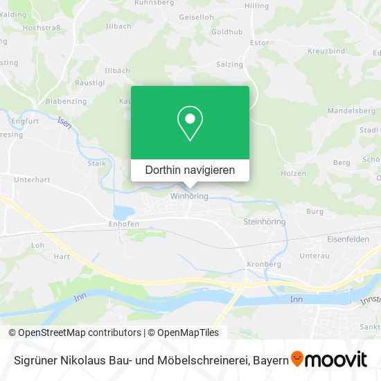 Sigrüner Nikolaus Bau- und Möbelschreinerei Karte