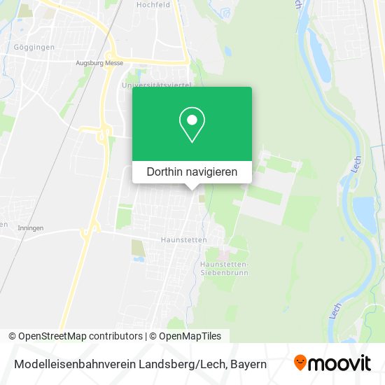 Modelleisenbahnverein Landsberg / Lech Karte