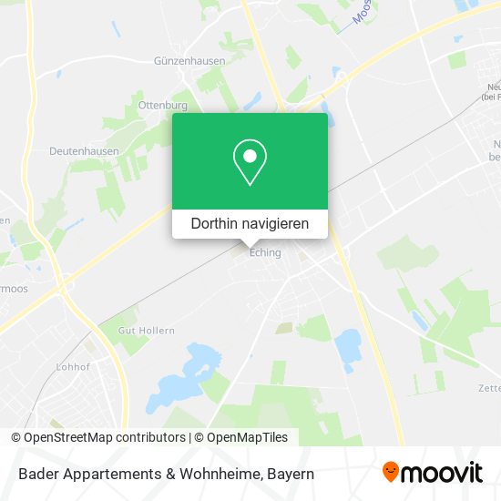 Bader Appartements & Wohnheime Karte
