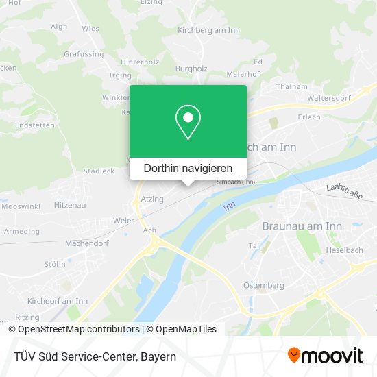 TÜV Süd Service-Center Karte