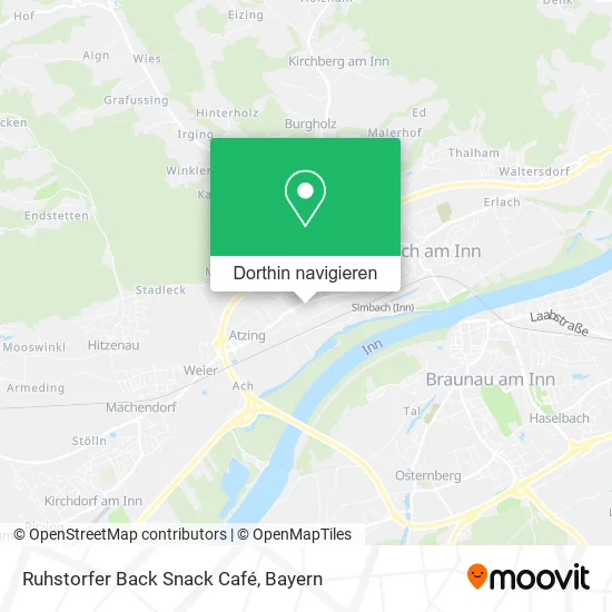 Ruhstorfer Back Snack Café Karte