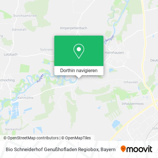 Bio Schneiderhof Genußhofladen Regiobox Karte