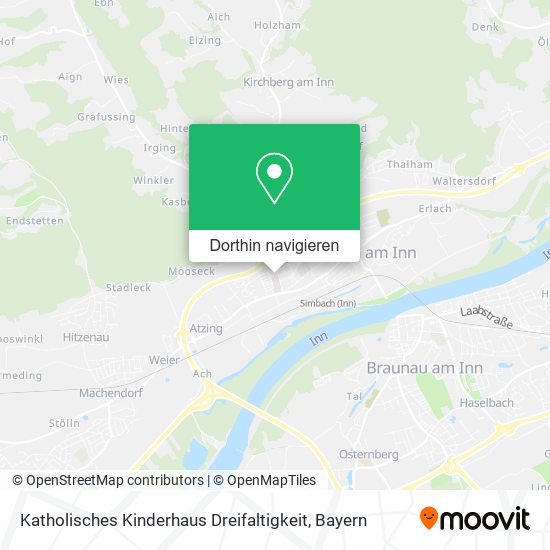 Katholisches Kinderhaus Dreifaltigkeit Karte