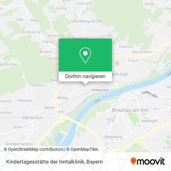 Kindertagesstätte der Inntalklinik Karte