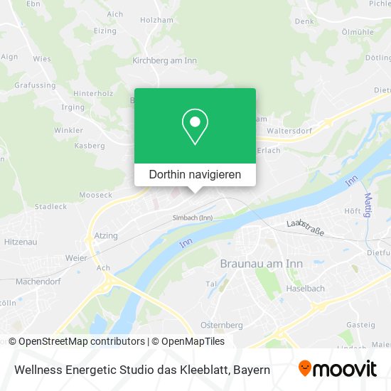 Wellness Energetic Studio das Kleeblatt Karte