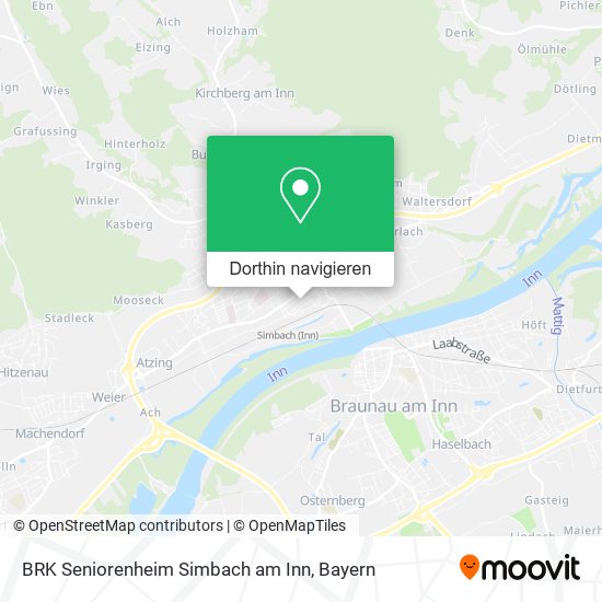 BRK Seniorenheim Simbach am Inn Karte