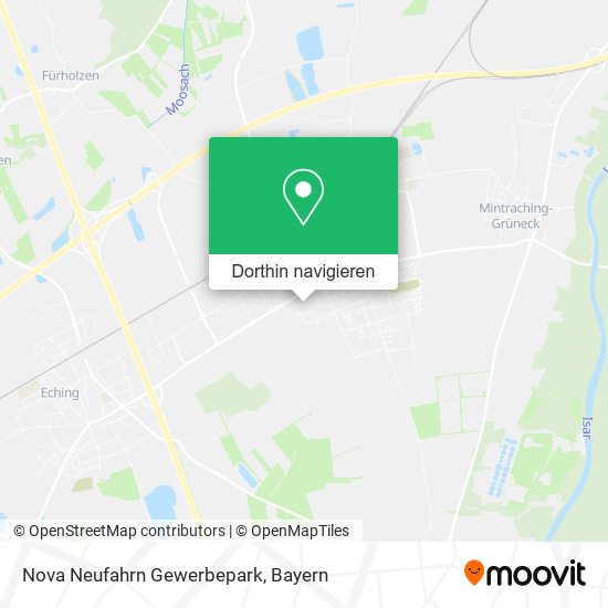 Nova Neufahrn Gewerbepark Karte