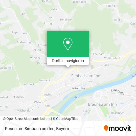Rosenium Simbach am Inn Karte