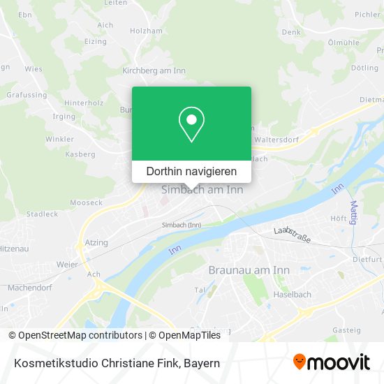 Kosmetikstudio Christiane Fink Karte