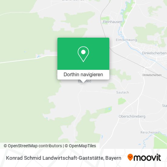 Konrad Schmid Landwirtschaft-Gaststätte Karte