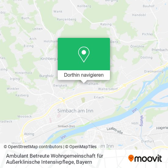 Ambulant Betreute Wohngemeinschaft für Außerklinische Intensivpflege Karte