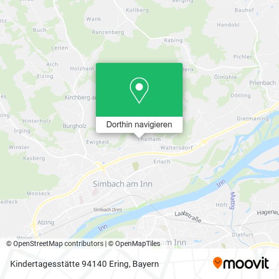 Kindertagesstätte 94140 Ering Karte