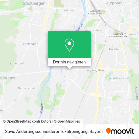 Savic Änderungsschneiderei Textilreinigung Karte