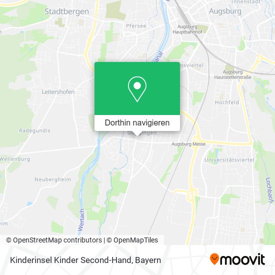 Kinderinsel Kinder Second-Hand Karte