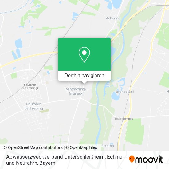 Abwasserzweckverband Unterschleißheim, Eching und Neufahrn Karte
